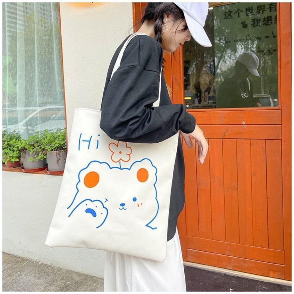 New large-capacity women's shoulder handbag Oxford cloth gift bag cute