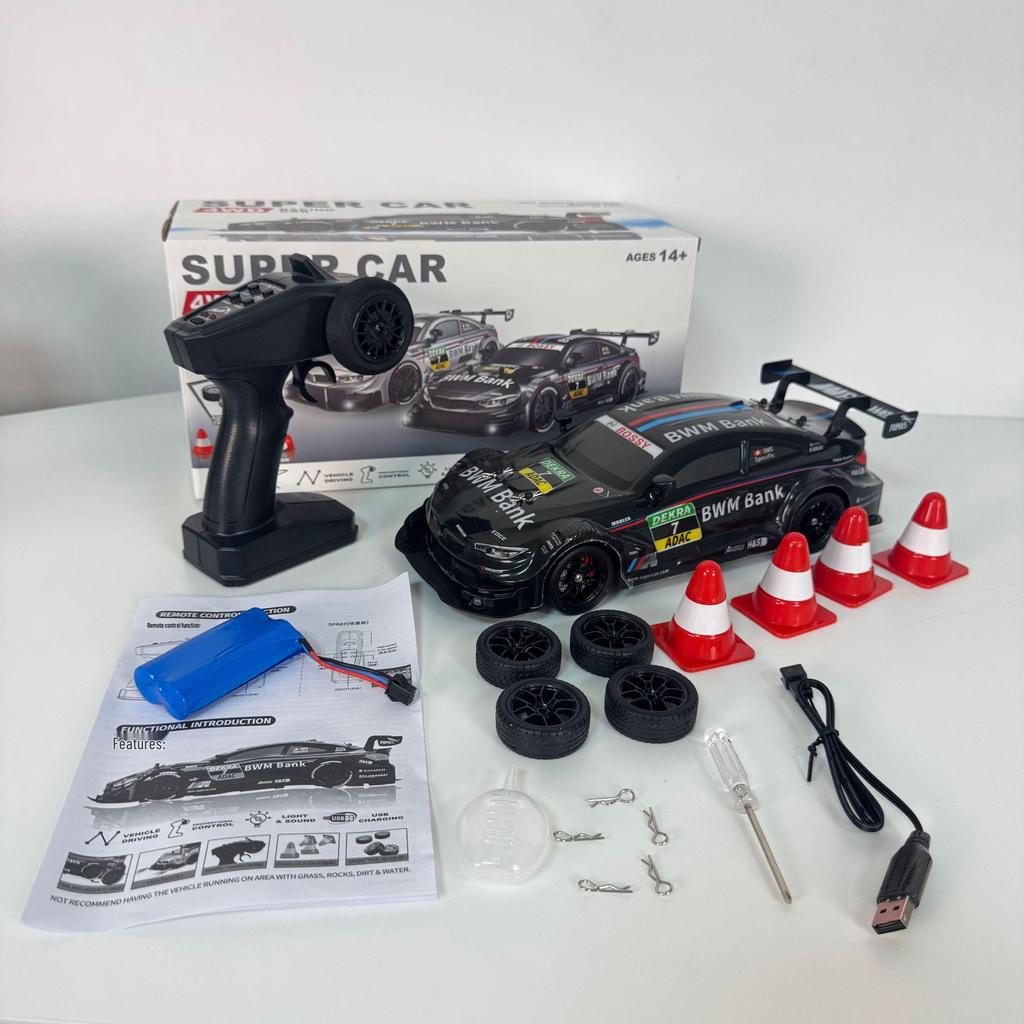 1:24 Four-Wheel Drive AE86GTR Drift RC Racing Car - Durable Model Toy