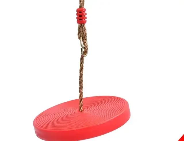 MagiDeal Safe Children Kids Outdoor Tree Hanging Disc Rope Swing Set for Garden Playground Camping Picnic Playing Toy 3Colors