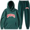Tide Brand Sweater Set BACKWOODS Printed Men's and Women's Fleece Hoodie Two-piece Set