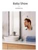 Anti-Fog Acrylic Bathroom Shaving Mirror for Men