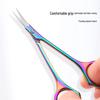Stainless Steel Russian Cuticle Scissors - Portable, Precise Dead Skin Remover