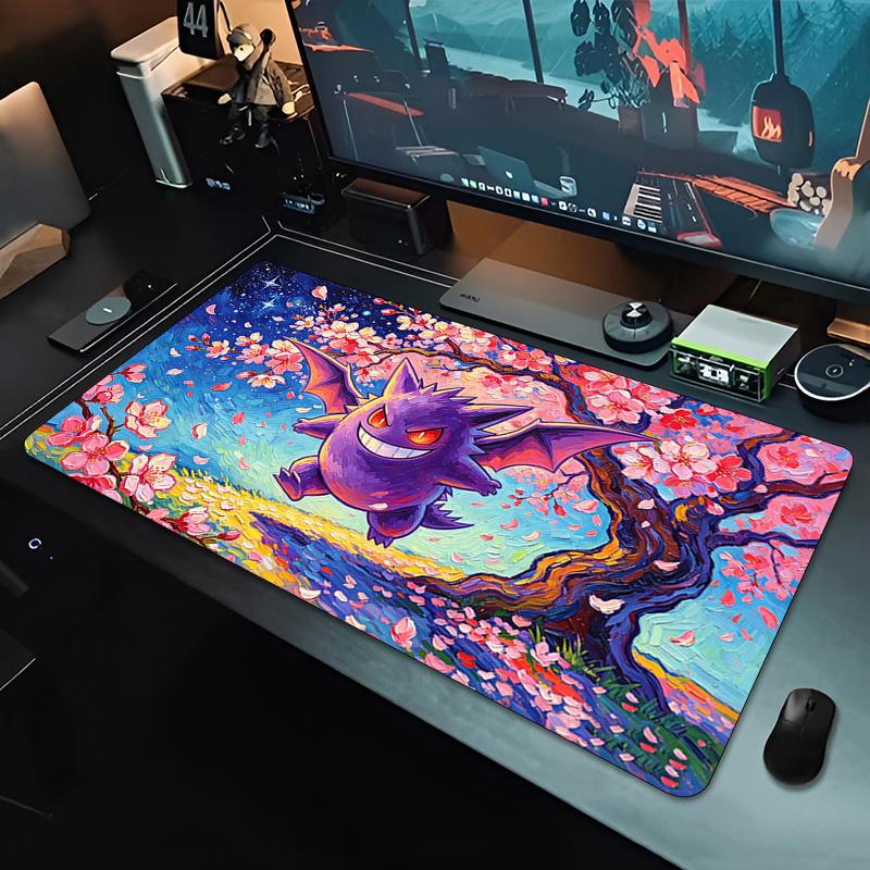 Mouse Pad sakura Gengar Gaming Accessories Esports Players Gamers Desk Mat Anime Varmilo Keyboard Mat Office Mousepad