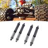 4Pcs 1Celsius10 Model Car Dual Spring Shock Damper Alloy 1Celsius10 RC Dampers with 8 Spare Springs 120mm