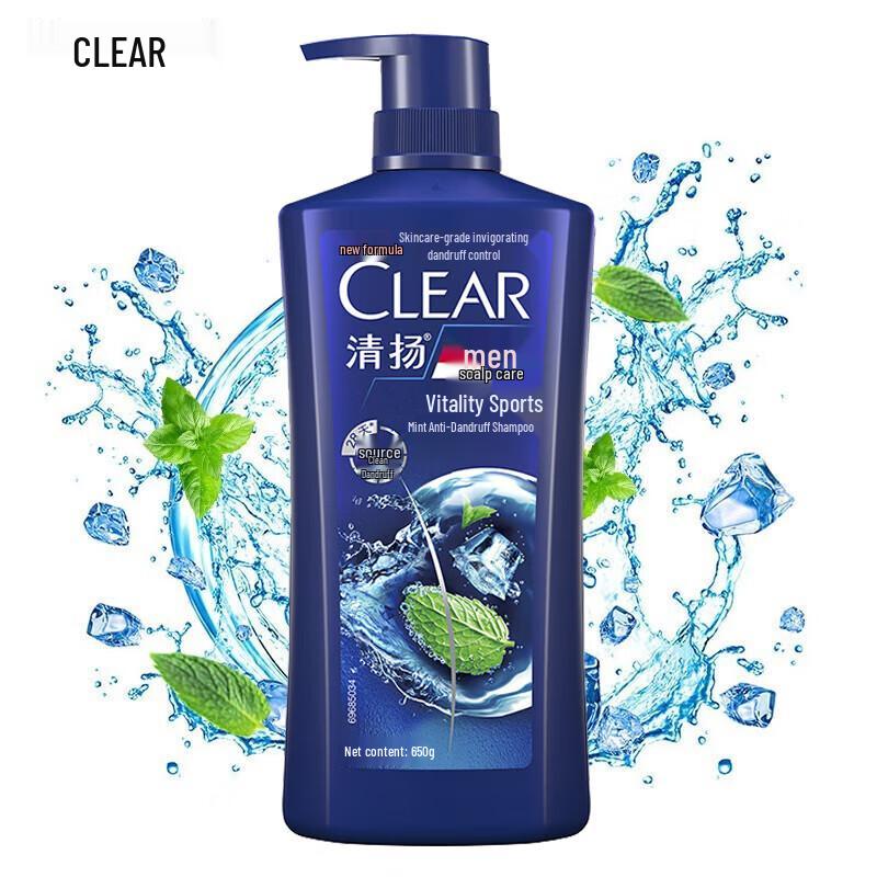Clear Men s Vitality Sport Mint Anti-Dandruff Shampoo