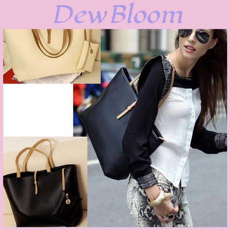 Elegante Dames Winkel Tote Messenger Handtas van Kunstleer Met Ruime Compartimenten