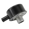 Black Valve Cover Push In Breather Easy To Mount Reliable Performance 9241BLK for 327 350 302 454 Engine