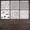16Pcs Drawing Templates Large PET Templates for Kids Students Drawing DIY Crafts