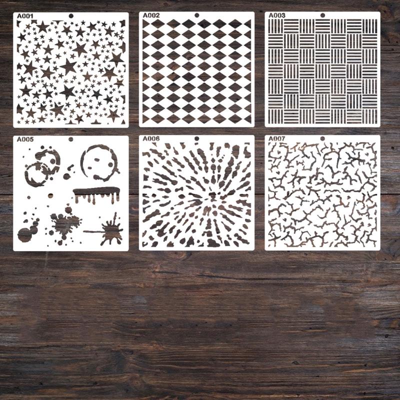 16Pcs Drawing Templates Large PET Templates for Kids Students Drawing DIY Crafts