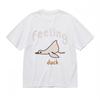 Women's Comfy All Season Breathable Classic T-Shirt Duck Illustration Design Tee