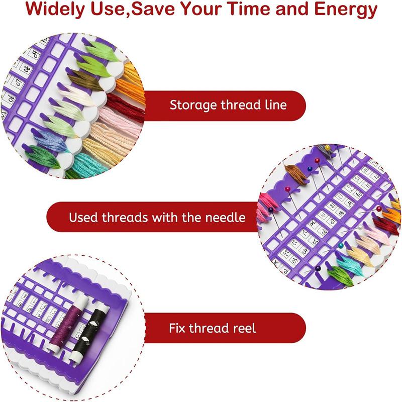 30/50 Hole Floss Organizer Embroidery Thread Organizer For Cross Stitch Thread Embroidery Floss Embroidery Tool Thread Arranger
