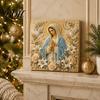 Decorative Balcony Pieces DIY Jesus Pearl Art Kit, Diamond Painting for Adults, Christian Mosaic Colorful Crafting Materials Craft Christ Gem Crafts,