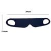 Cheevoy Sleep Eye Mask, Cadet Grey, Large, 34x7.4cm