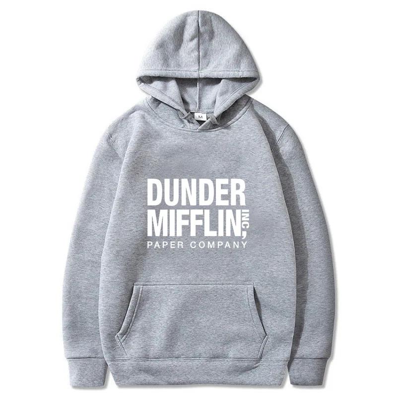 The Office Dunder Mufflin INC Hoodie Dwight Schrute Sweatshirt Men Women Hoodies Casual Pullover Hooded Sweater