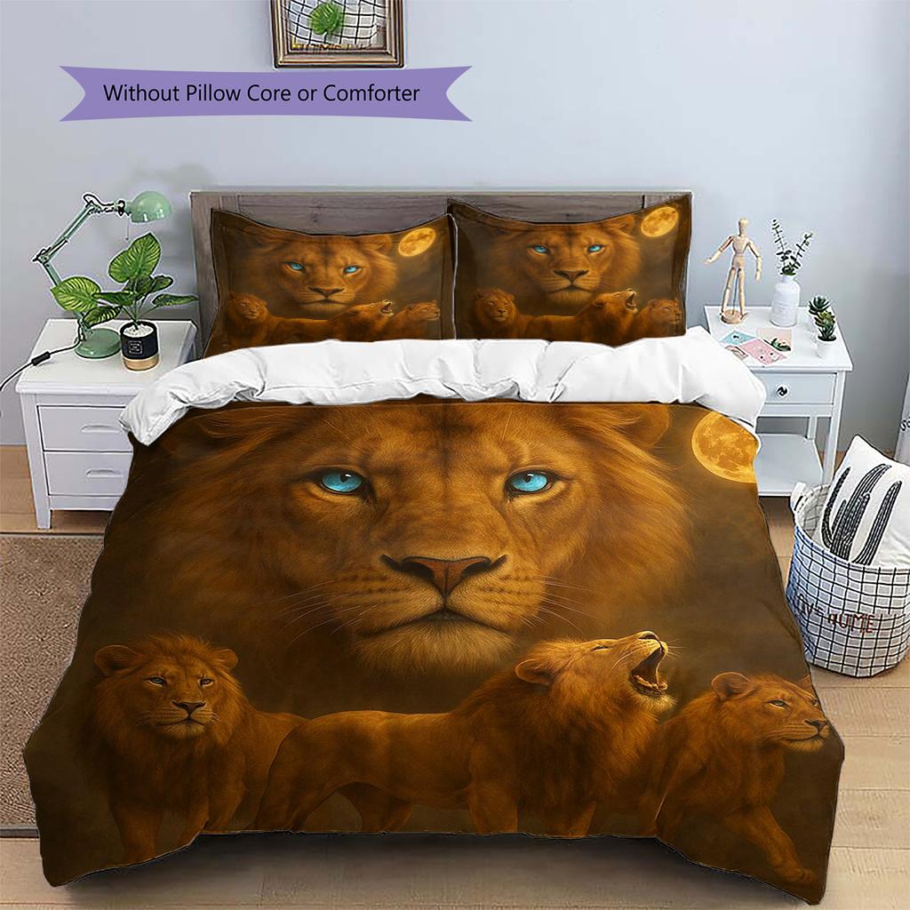 Cartoon Pattern Bedding Quilt Set Quilt Cover Pillowcase Home Decoration Birthday Gift (1 * Duvet Cover + 2 * Pillowcase, Without Core)