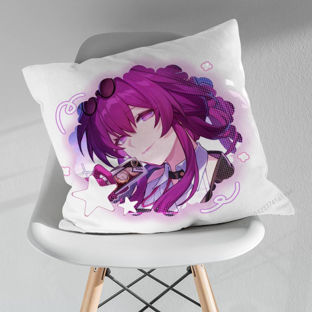 HHonkai Star Rail KKafka Verschiedene Größen Quadratische Kissenhülle Für Auto Zuhause Schlafzimmer Dekor Geburtstag Geschenk