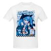 Mens Anime Hatsune Miku T Shirts Round Neck Short Sleeve 100% Cotton Tee Shirt Loose Fit Summer Style Clothing