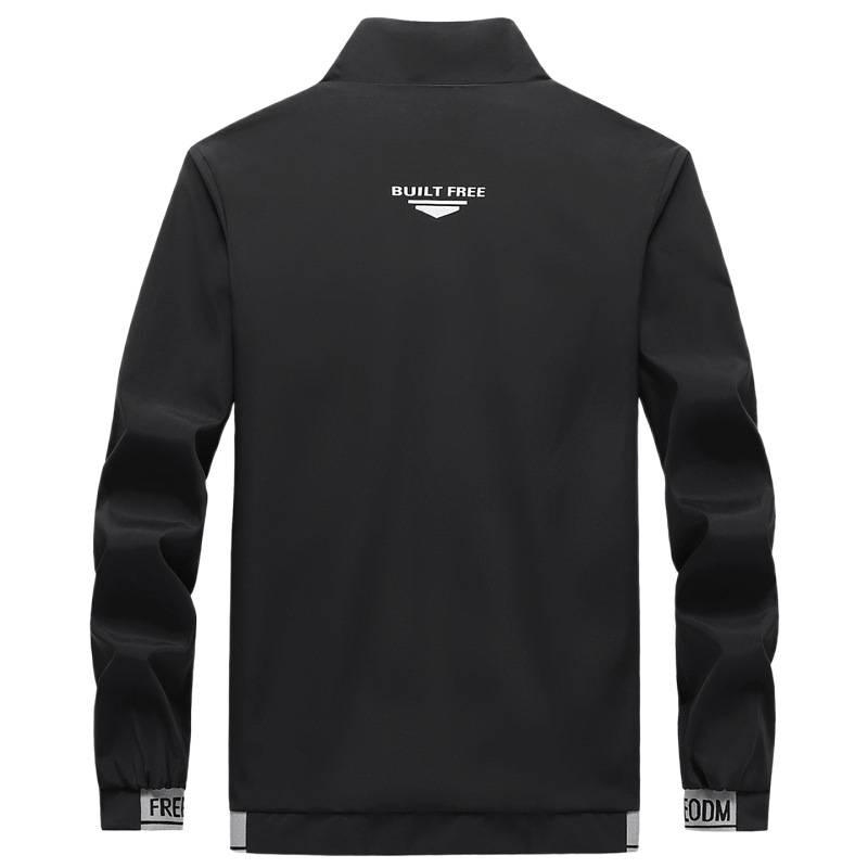 Pánská bunda se stojáčkem Podzimní a zimní Pánská Slim Mládež Všestranná Venkovní Ležérní Všestranný Top Bunda