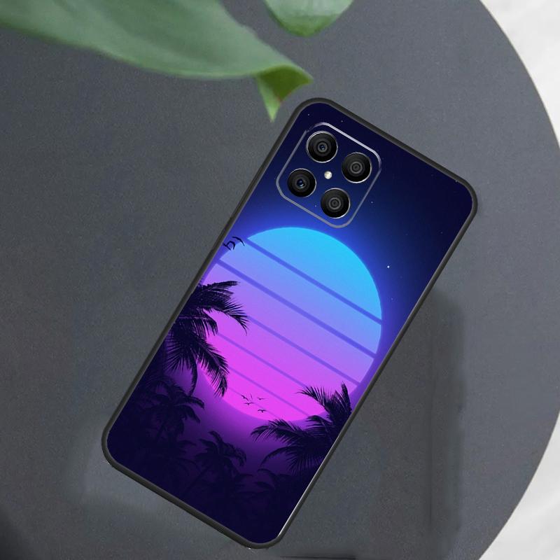 Synthwave Retro 80s Neon For Honor Magic 7 Lite 6 5 8 Pro Case For Honor 200 400 70 90 X8c X8b X9a X9b X9c X9d Win RT