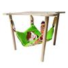 Small Pet Hammock Toy Durable Soft Comfortable Wooden Stand Birds Guinea Pig Swing Toys Pet Supplies