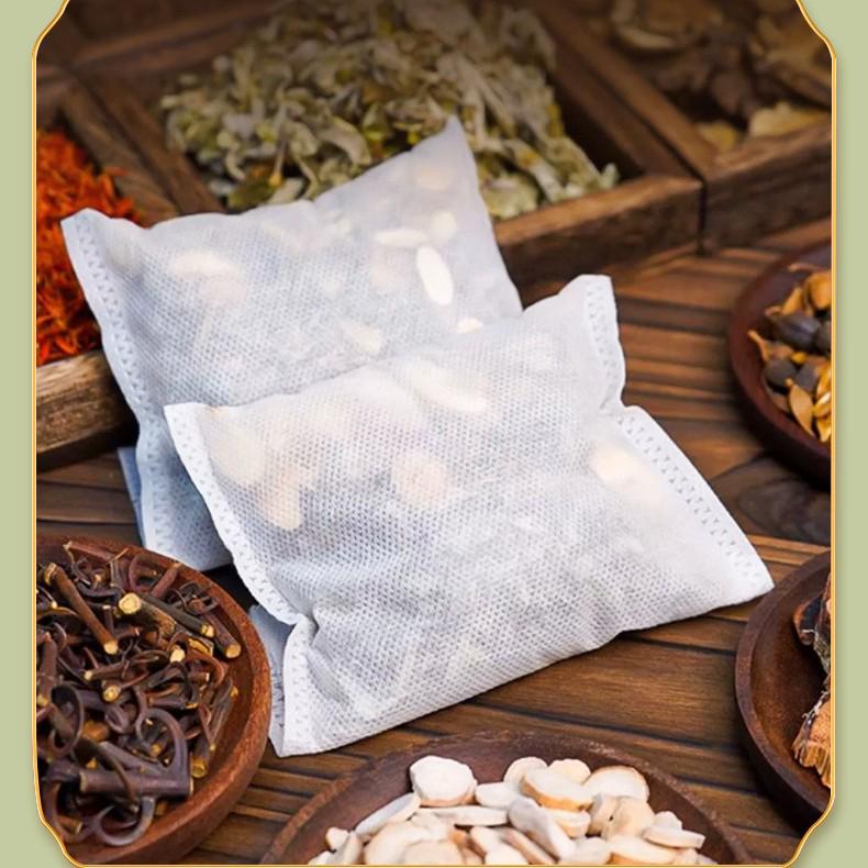 Genuine Old Beijing Herbal Foot Soak Bags with Mugwort and Ginger - Authentic Materials, Powder-Free