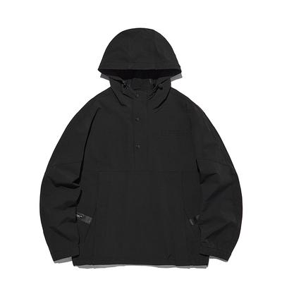 Intercrew [24Ss] Hooded Half-Open Anorak Black Ity1Uj03Abk