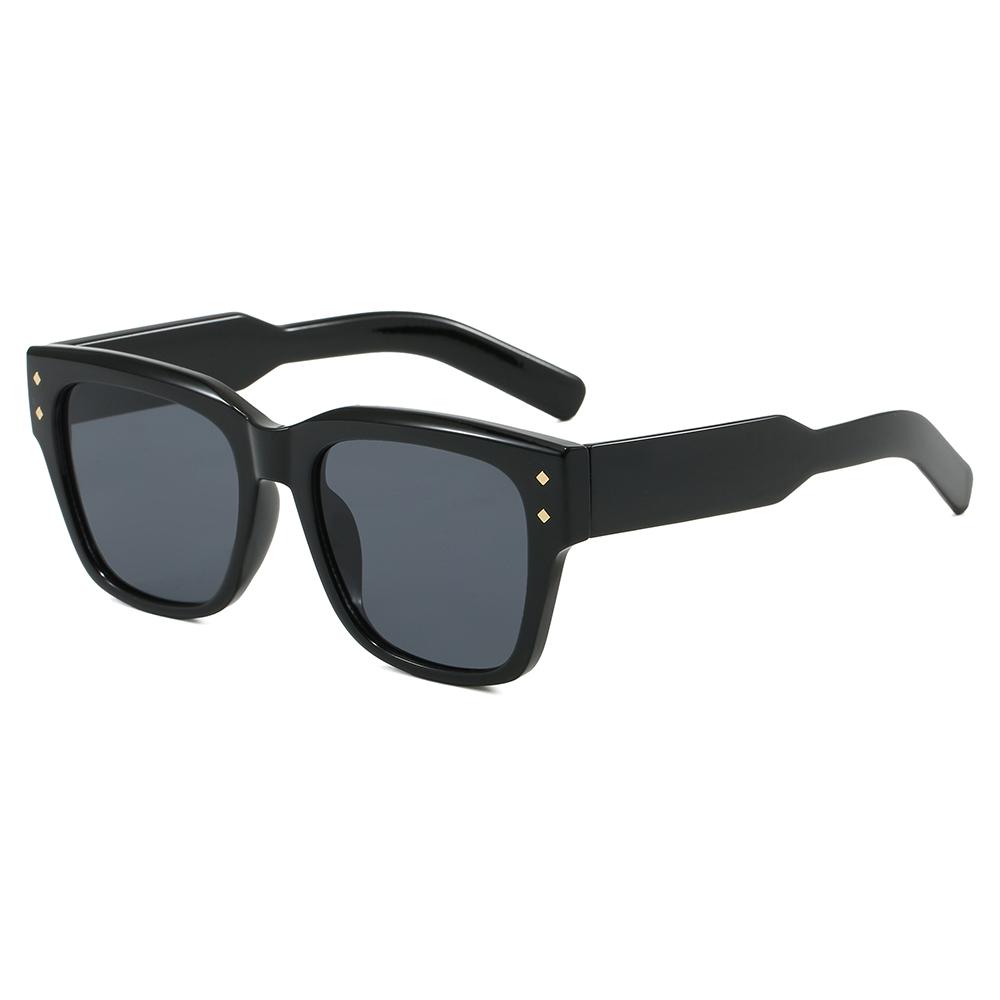 

Retro Black Square Shades Luxury Sunglasses 2026 For Men Designer Luxury Brand Square Sun Glasses Man Women Eyeglasses