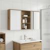 Bathroom Cabinet Set 3 Pcs 126 X 16 X 62.5 Cm Particleboard