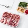 4 Grids Food Container for Foods Spice Storage Bin with Sealed Lid for Fresh Kee