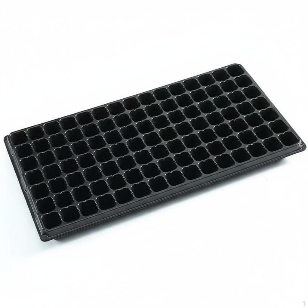 Nursery Tray Thickened Starter Drainage Holes Indoor Growing Trays for Farmers, Gardeners,
