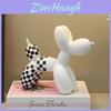 Escultura Moderna de Perro Globo de Resina Estilo Nórdico para Decoración de Hogar, Oficina, Sala de Estar, Regalo