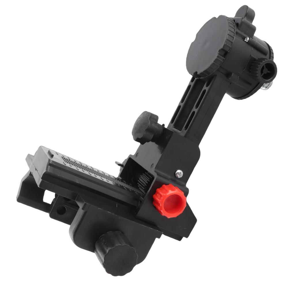 Fine Tuning Bracket Level Adapter 360 Degree Adjustable Support L Shape Pivoting Base with Clip Wall Ceiling Mounted