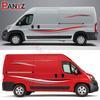 4Pcs/Lot Car Stickers For Peugeot Boxer Citroen Jumper Fiat Ducato Accessories Camper Van Styling Stripes Graphics Vinyl Decals