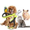 Professional Stainless Steel Pet Nail Clipper Green Small Nail Clippers Nail Trimmers Hamsters