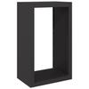 VidaXL Portant de bois de chauffage noir 60x40x100 cm acier, magasin de bûches, porte-bûches de cheminée, support de bûches, 850989