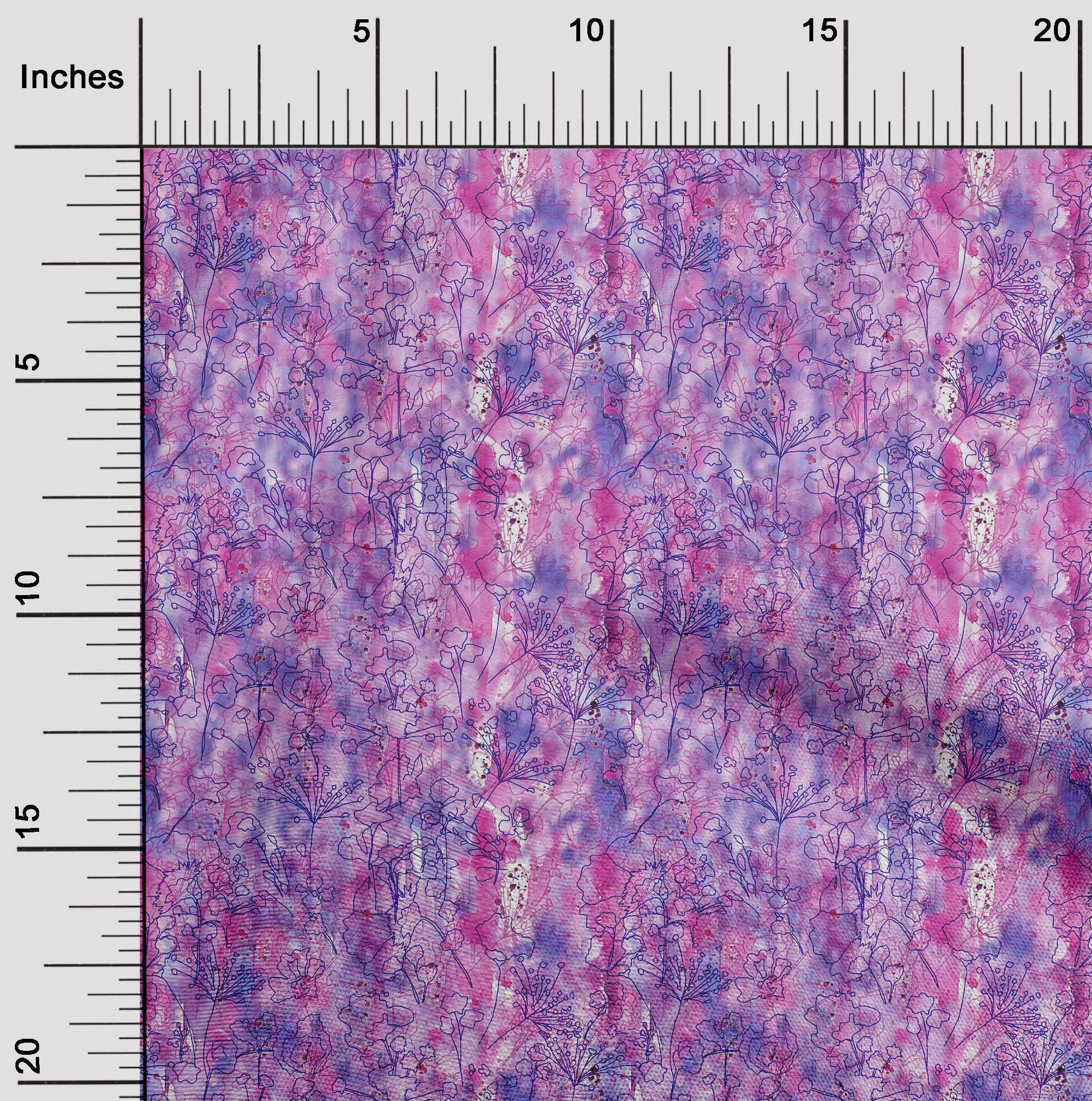 

oneOone Cotton Flex світло-зелена тканина квітка акварельна швейна тканина у дворі друкований одяг своїми руками швейні приладдя 40 дюймів 42 Inch Wide - Viscose Chiffon рожевий