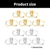 Pack of 10 Earring Backs Ear Jewelry Replacement Earring Plugs Earrings Part Metal Texture Suitable for Daily Party Use