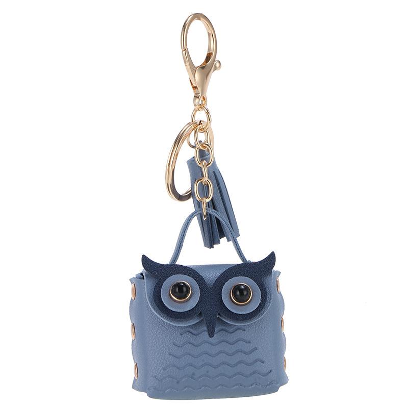 Multipurpose Mini Owl-Shaped Coin Purse Bags Fashionable Backpack Decoration Keychain Earphone Bag For Women Girls Small Pouch