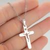 Collier Pendentif Croix Fille Style Doux Cool Multicouche Zircon de Haute Qualité Chaîne Clavicule Bijoux Accessoires Fête d'Anniversaire