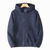 Original Export Surplus Fleece-Lined Thickened Warm Hooded Sweatshirt for Men, Autumn and Winter Sports Casual Fleece Jacket