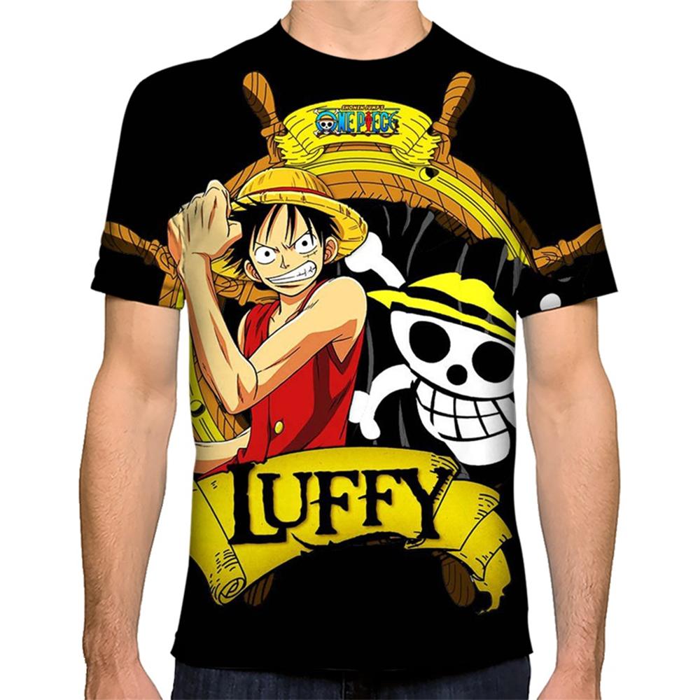 

Летняя мода креативность Луффи 3D печать горячая личность модная крутая рубашка с короткими рукавами 4XL