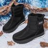 Nieuwe Heren Winterlaarzen Warme Pluche Sneeuwlaarzen Hoge Kwaliteit Waterdicht Hoge Schacht Heren Enkellaarsjes Outdoor Heren Wandelschoenen Sneaker