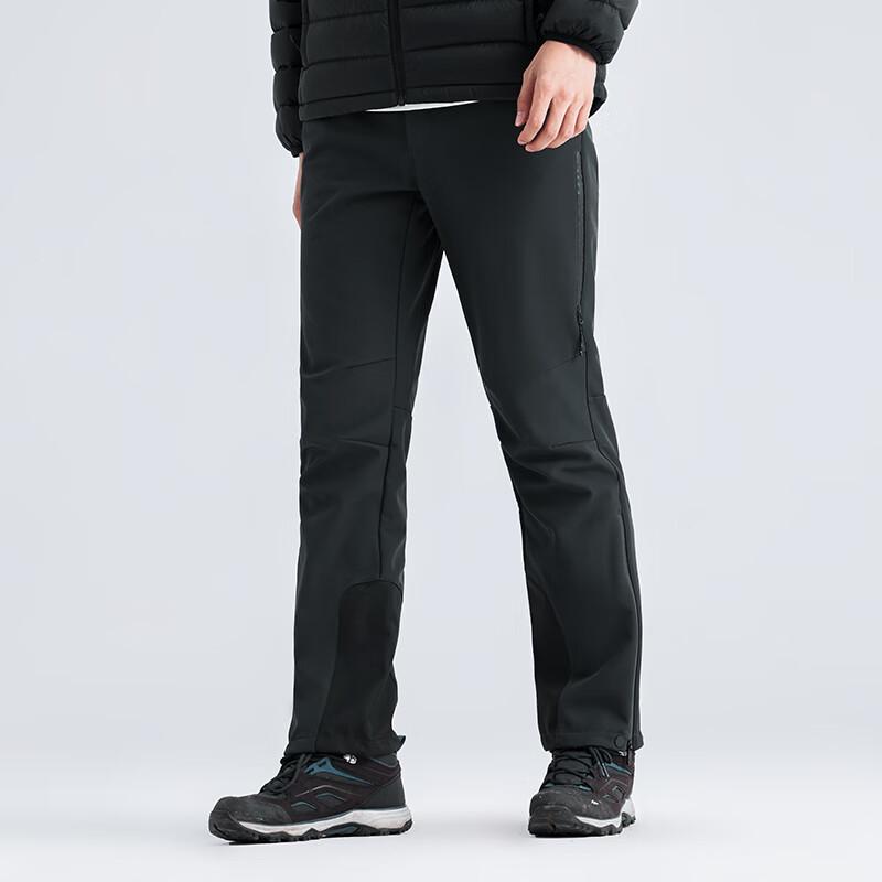 Men's Tuoluzhe Six Gates Outdoor Fleece-Lined Straight-Leg Softshell Pants