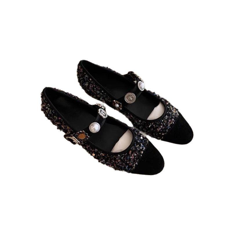 Fashion Flats Women Loafers Shoes Crystal Bling Sandals Woman Summer 2025 New Trend Luxury Elegant Womens Shoes Dress Lolita Shoes Mujer