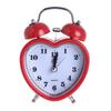 62KD Heart Alarm Clock No Ticking Silent Night Light for Time Clocks for Kids Girls Bedroom Snooze Wake Up Clocks