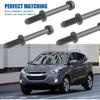 4Pcs Fuel Injector Clamp Bolt Assembly Suitable For Hyundai Tucson, IX35, Santa Fe, Carnival, Sorento, Sportage - OEM 338162F000 Replacement