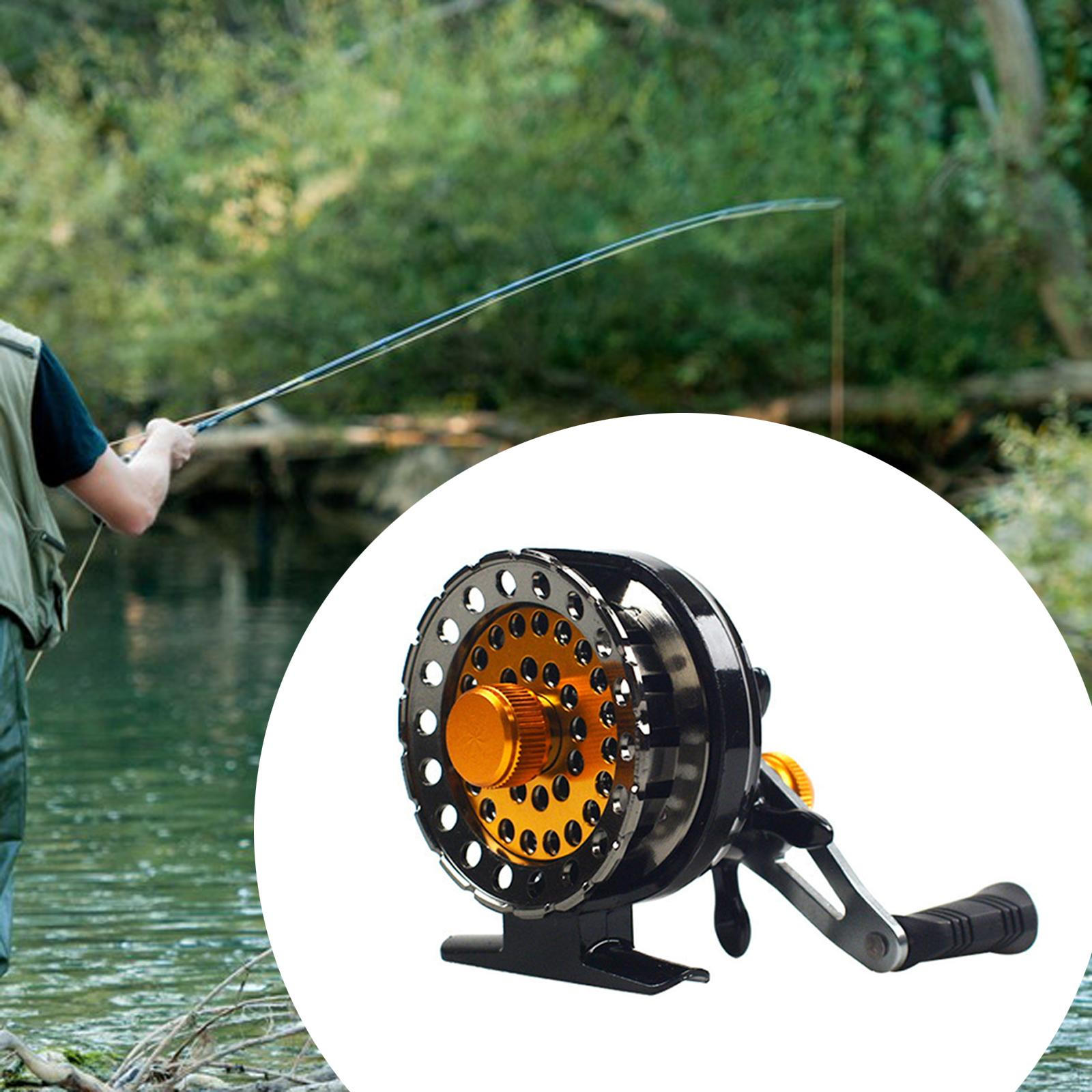 

Рыболовная катушка металлическая проволочная чашка портативный аксессуар выдолбленный с ручкой пресная вода Right Hand