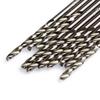 10Pcs High Speed Steel Cobalt Twist Drill 1/1.5/2/2.5/3/3.2/3.5mm HSS-Co Spiral Drill Bit Round Shank M35 Twist Drill Bits