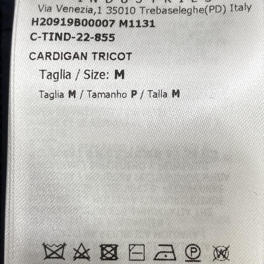 Moncler Excellent Condition 2022 Cardigan Tricot Wool Knit Jacket with Side Logo Jacket M NavyUsed