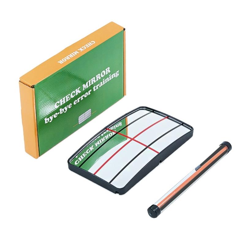 

Golf Hitting Postures Correction Mirror With Indicator Rod Professional Golf Swing Analyzer Putting Trainer Enduring 1